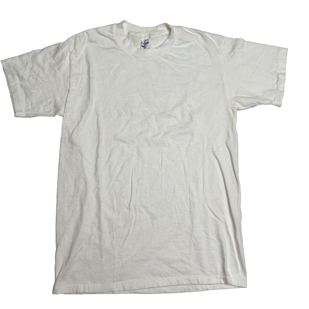 Spring Ford Classic Sportswear 100% Cotton white blank Medium M Shirt